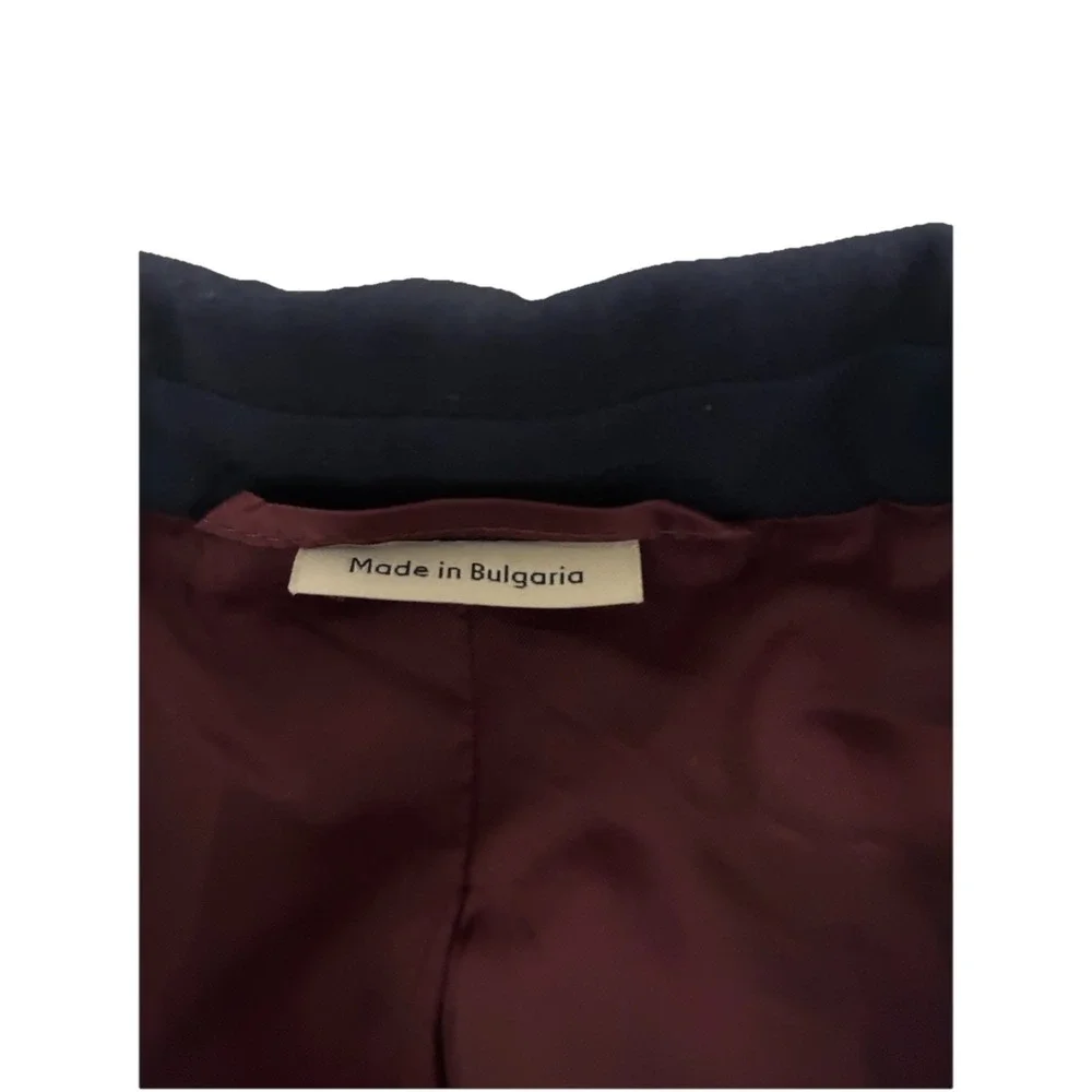Gucci Uniform Blazer Men's 44 Navy Wool Mohair Gold Buttons